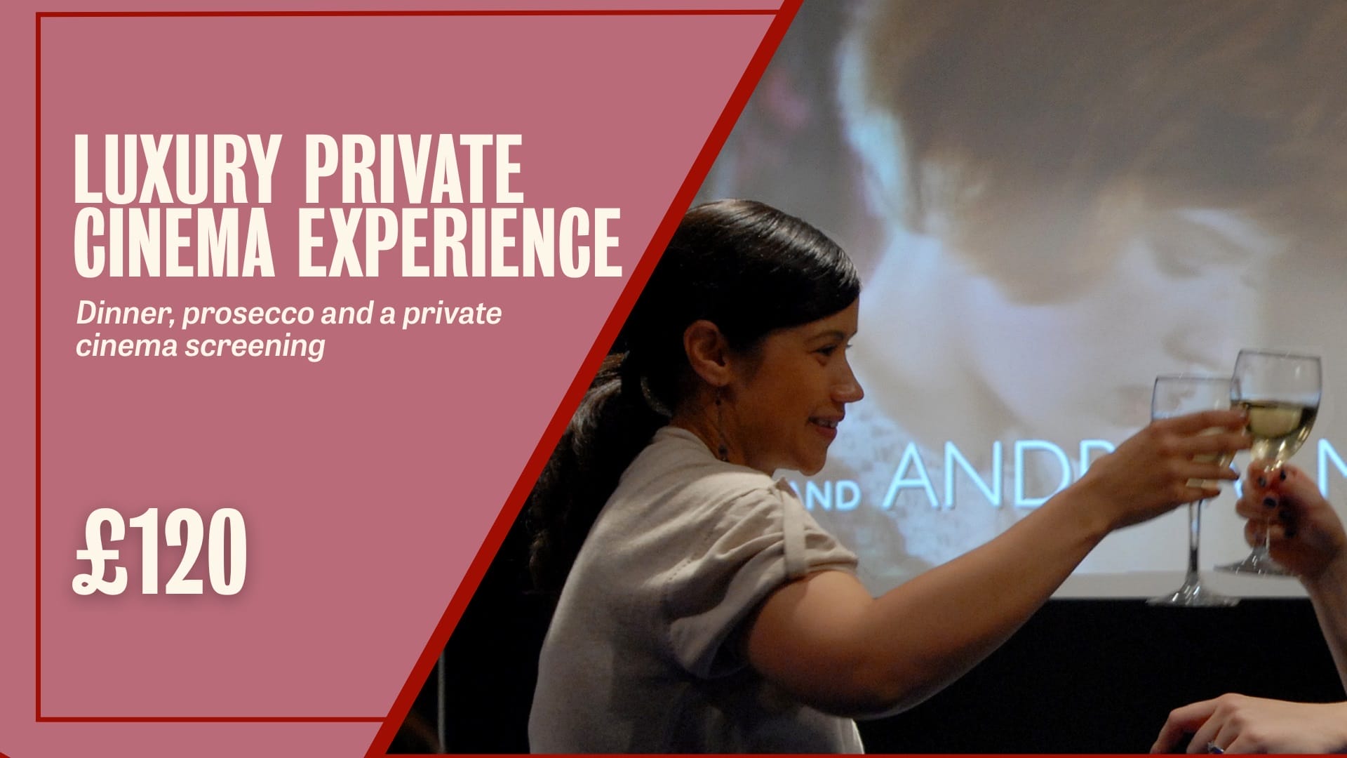 Luxury Private Cinema Experience Vouchers for £120